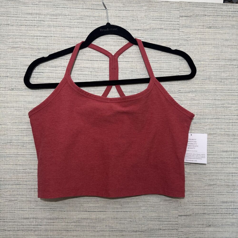 Beyond Yoga L110208 Women's Pink Spacedye Slim Racerback Tank Size XL